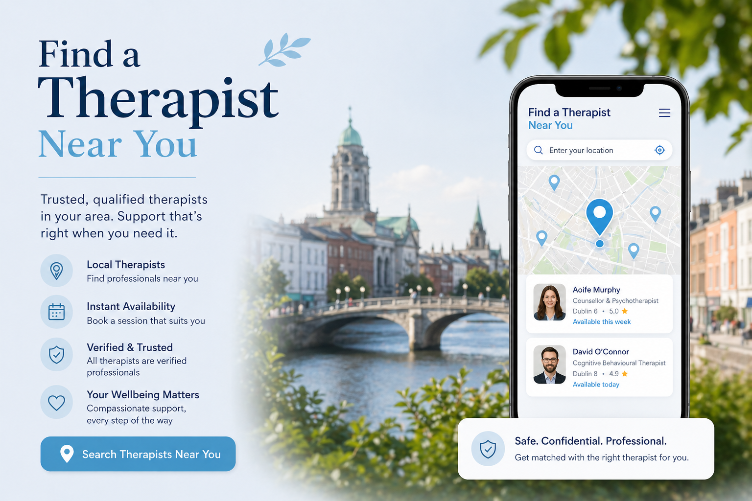 Find a Therapist Near You in Ireland (Fast & Easy Guide)